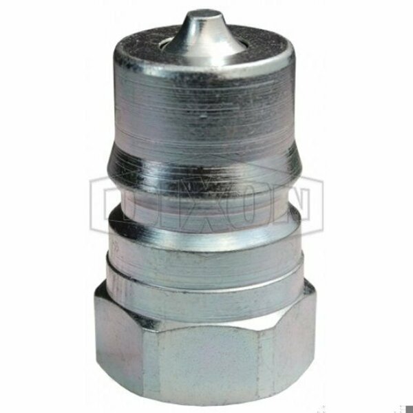 Dixon DQC H Industrial Interchange Slide Gate Coupler, 1/2-14 Nominal, Female NPTF, Steel H4F4-HV